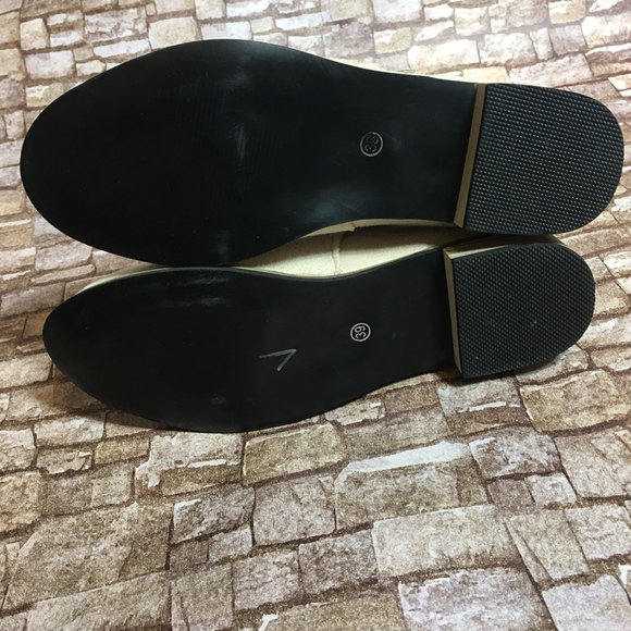 Off-White Ivory Suede Ankle Booties 8.5 - Picture 5 of 8